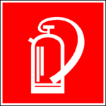 Hinweisschild für einen Feuerlöscher